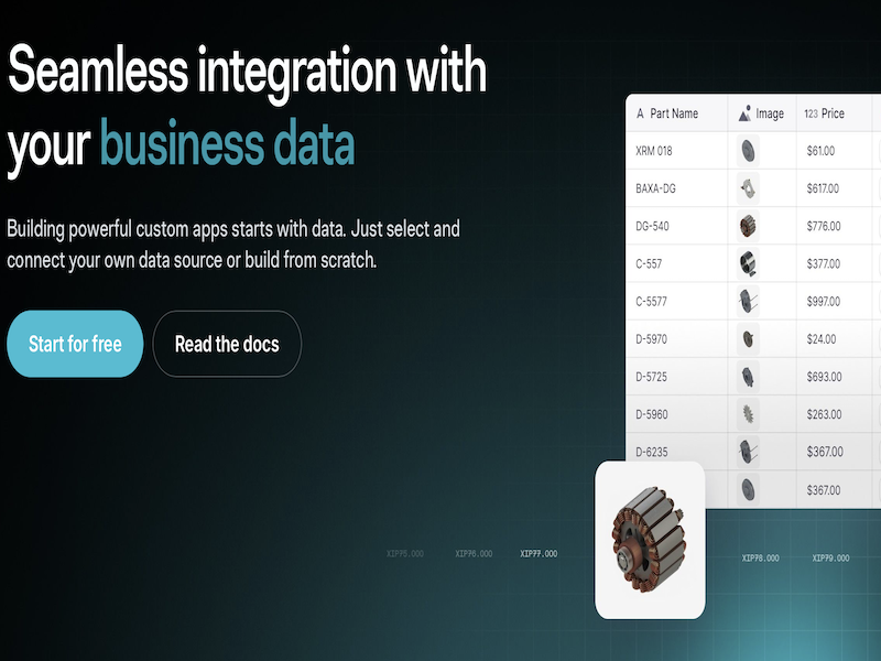 Create intelligent apps that help you close deals in the field, manage customers, or track inventory.